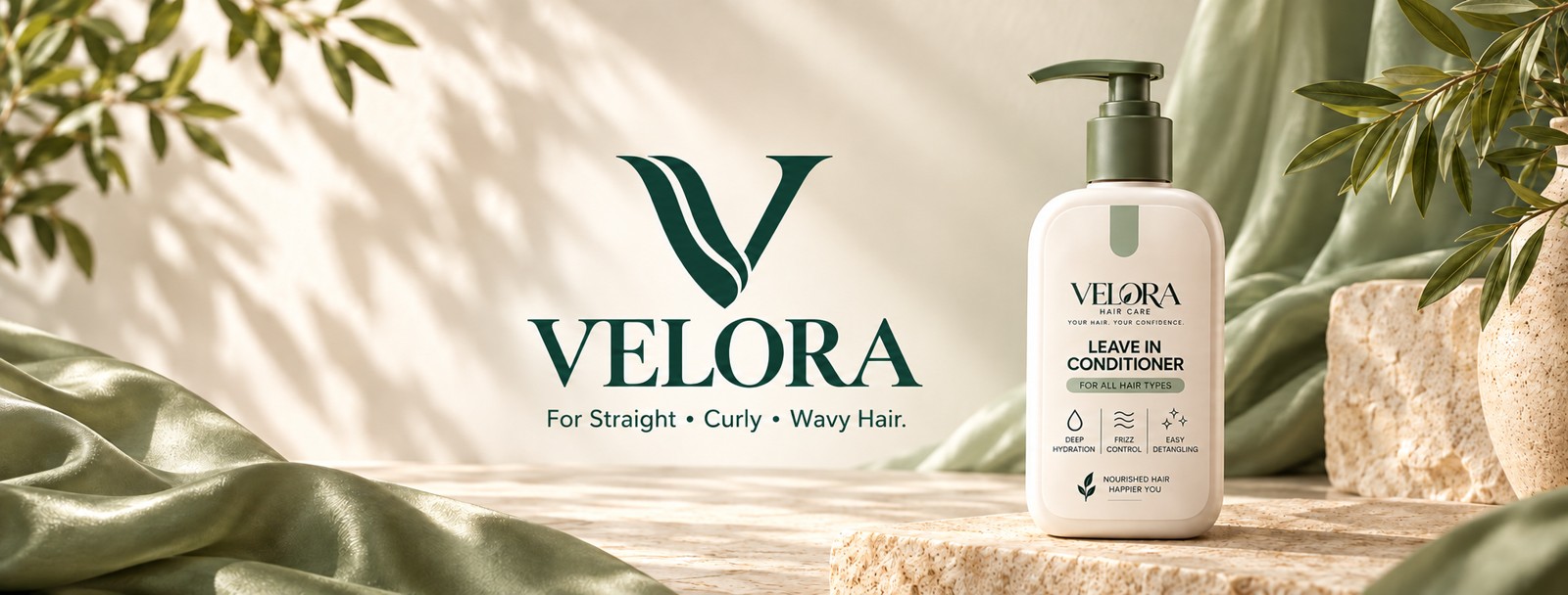 Velora brand and campaign cover